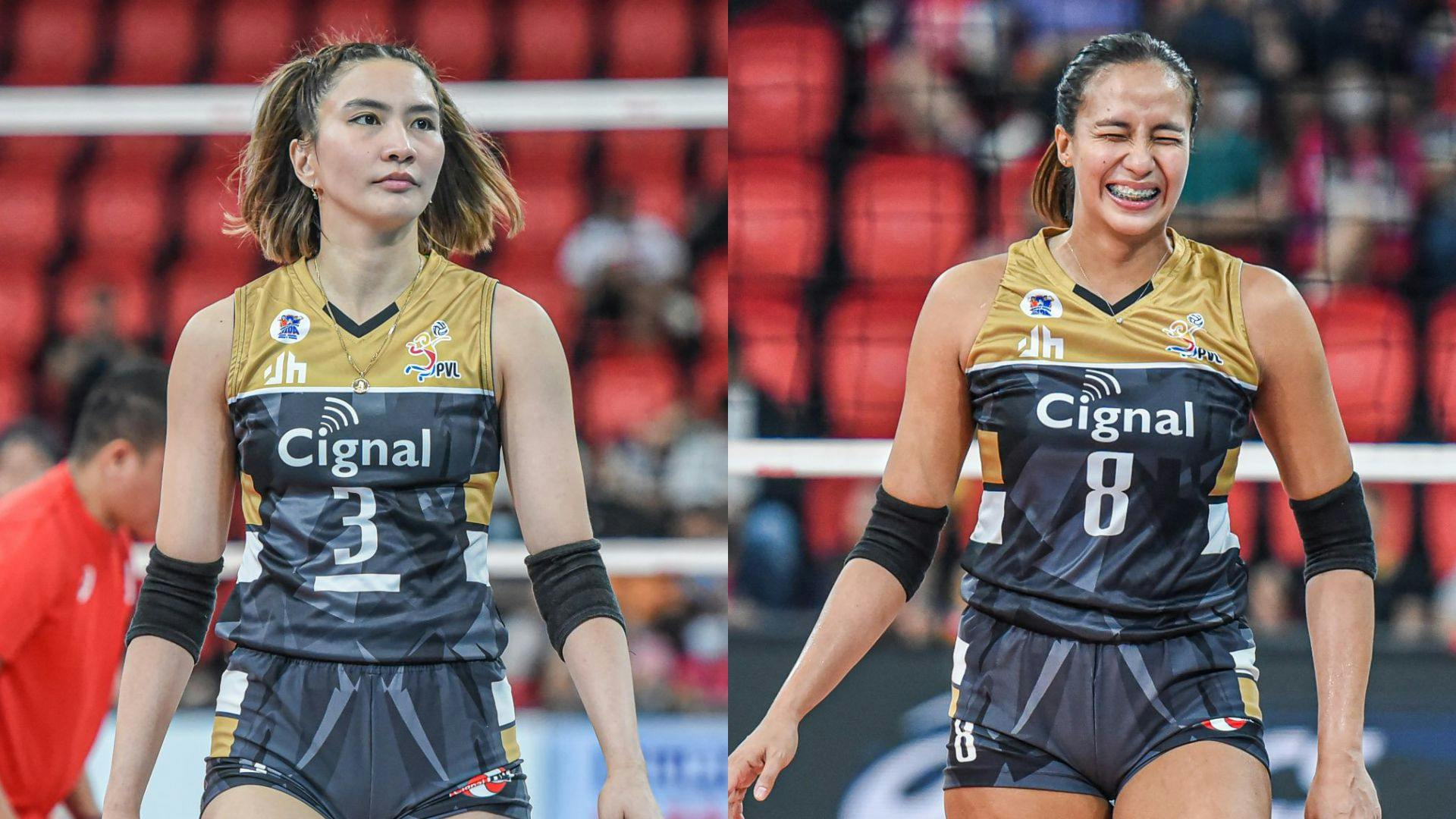 Cignal coach Shaq delos Santos gives update on Rachel Anne Daquis, Jovelyn Gonzaga in PVL Second All-Filipino Conference